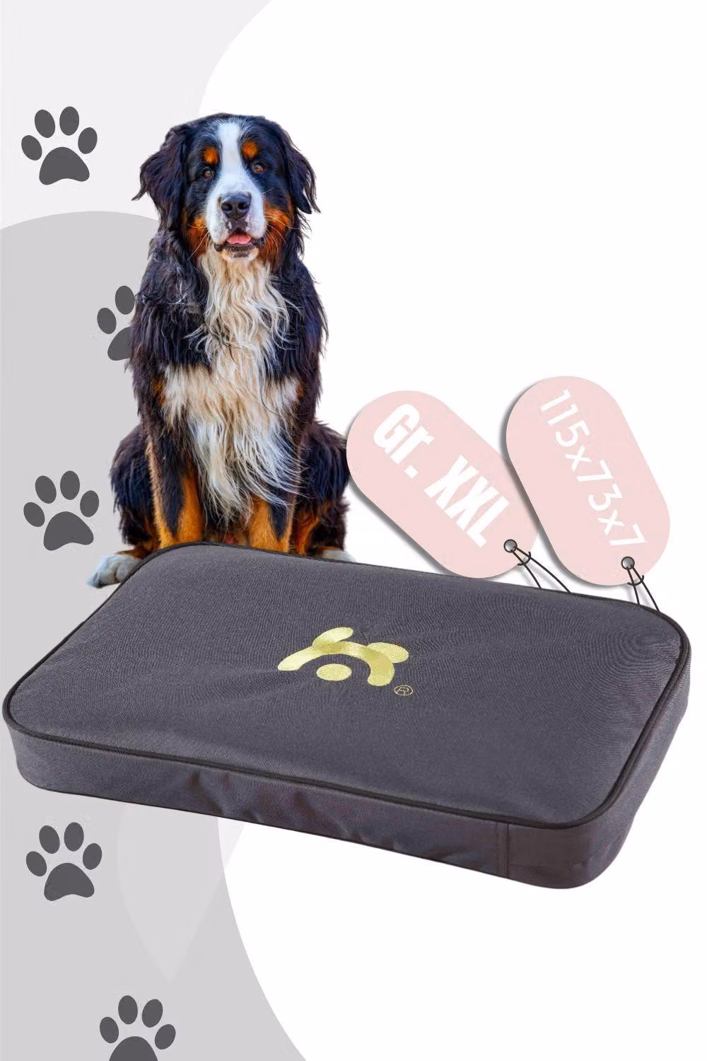 Melson Lounge Mat 120 cuscino per cani XXL - antracite