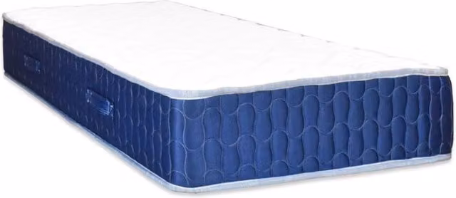 Materasso singolo ibrido Palladio Veriaffari in schiuma poliuretanica e memory, blu, L/P/H: 80 x 190 x 25 cm
