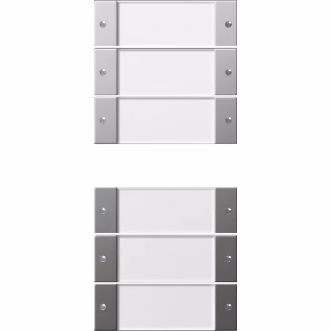 Set di bilancieri 6f (3+3) sistema BSF 55 trasparente/acciaio inossidabile 2136600