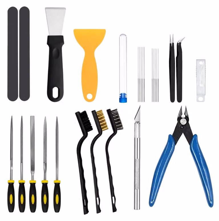 Set di 30 accessori per stampante 3D: kit di utensili in acciaio inossidabile di alta qualità