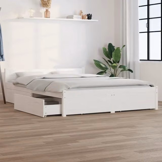 Giroletto con Cassetti Bianco 140x190 cm 3103550