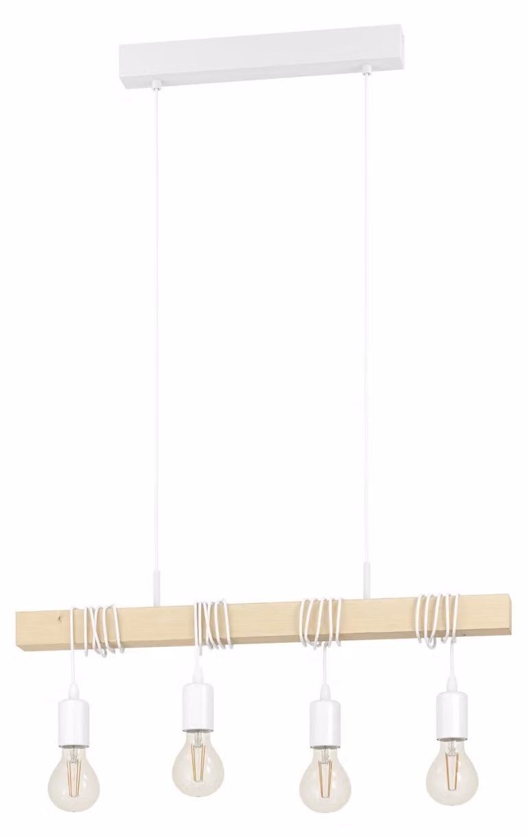 EGLO TOWNSHEND, Flessibile, Marrone, Bianco, Acciaio, Legno, Soggiorno, Stile vintage, IP20