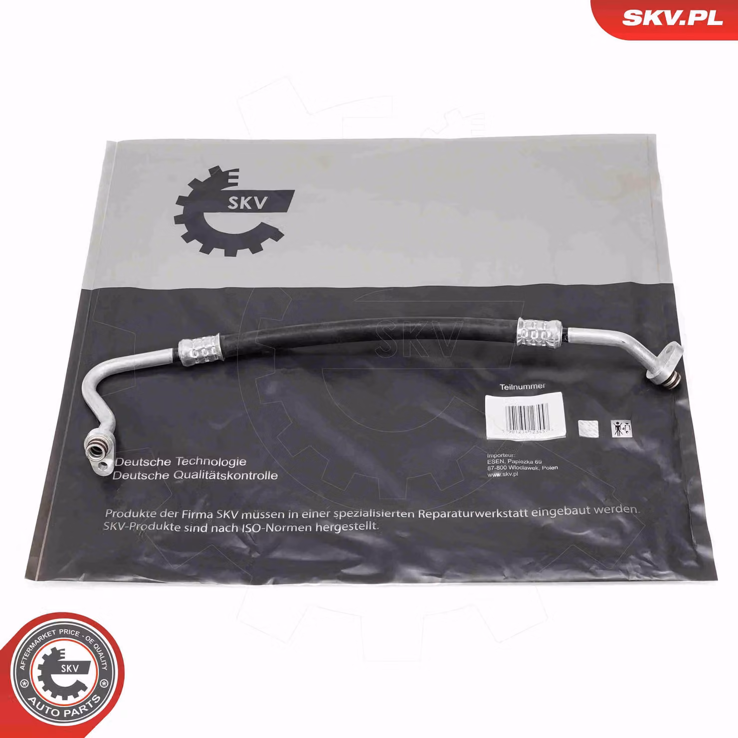 Tubo ad alta pressione e tubo a bassa pressione ESEN SKV per impianto di climatizzazione; tubo ad alta pressione 54SKV607 per FIAT Scudo (270, 272) 0,2 kg