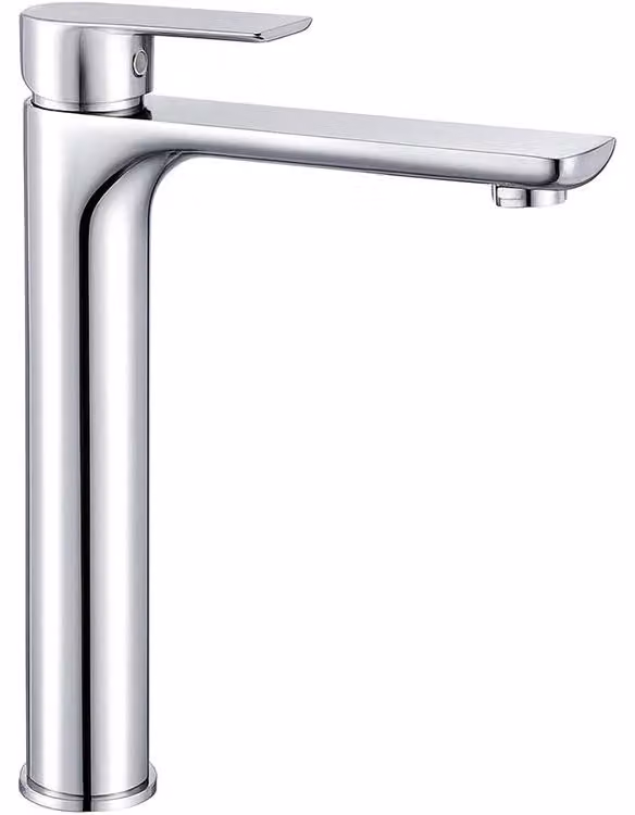 Miscelatore monocomando per lavabo, modello Nicoleta, alta finitura cromata