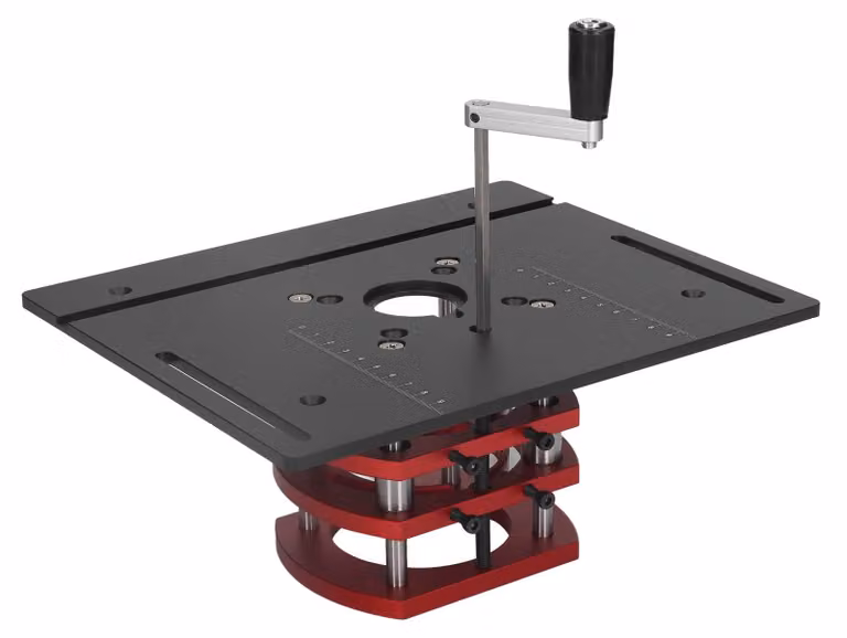 Sollevatore per fresatrici a colonna, corsa di 51 mm, alluminio/acciaio inossidabile, morsetto fisso