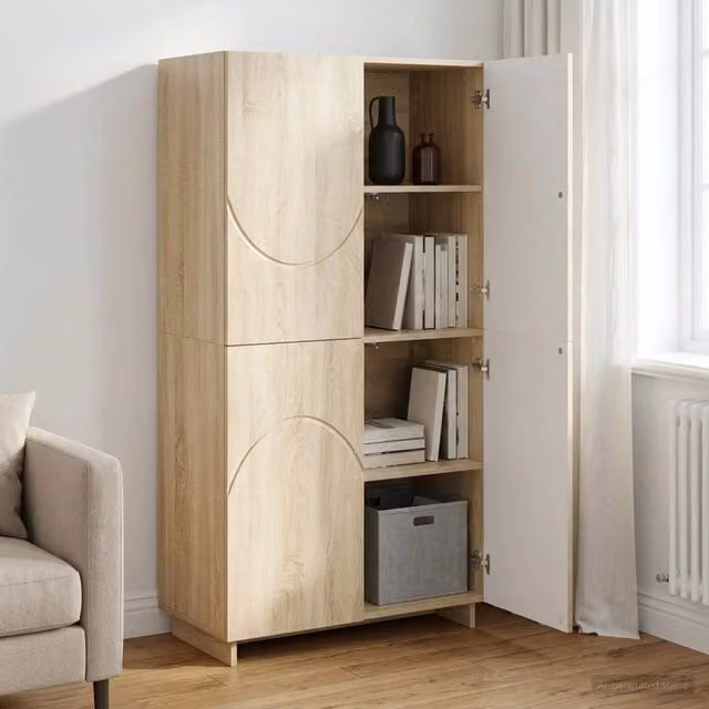 Credenza Rovere Sonoma 79x41x151 cm Legno ingegnerizzato 3433111