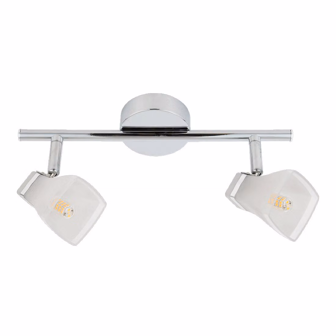 Plafoniera QUADO 2xG9/4W cromo/bianco L: 300, L: 80, H: 135, attacco G9, dimmerabile