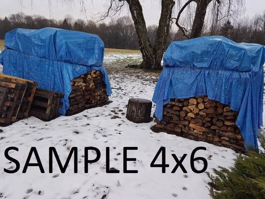 Telo di protezione per il pavimento, impermeabile, 4x4 metri, con occhielli in metallo, in polipropilene, ideale per campeggio e attività all'aperto