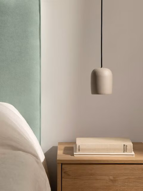 Lampada a sospensione Notti Kenay Home in metallo grigio per cucina e sala da pranzo