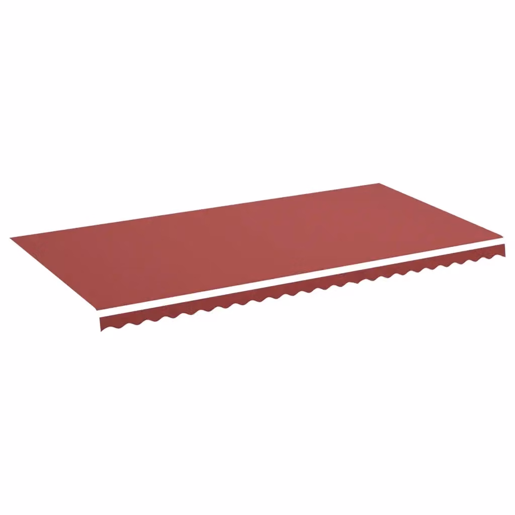 Tessuto di ricambio per tenda da sole vidaxl in poliestere, colore rosso, L: 600 cm, P: 300 cm – 2