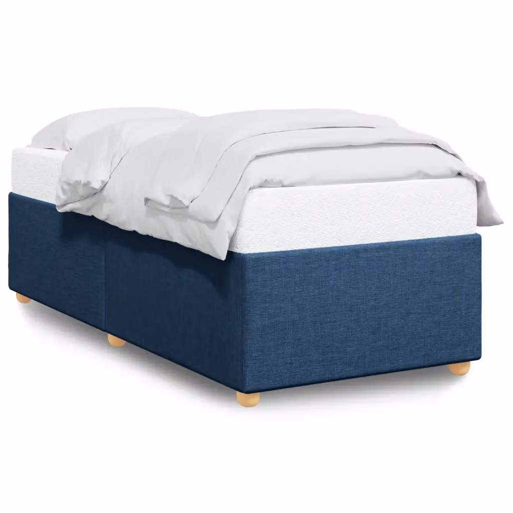 Giroletto vidaXL in tessuto blu senza materasso L/P/H: 90 x 200 cm – 2