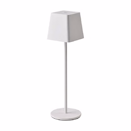 Lampada LED da Tavolo 2W Colore Bianco in Alluminio ricaricabile con USB C Touch Dimmerabile 3000K IP54