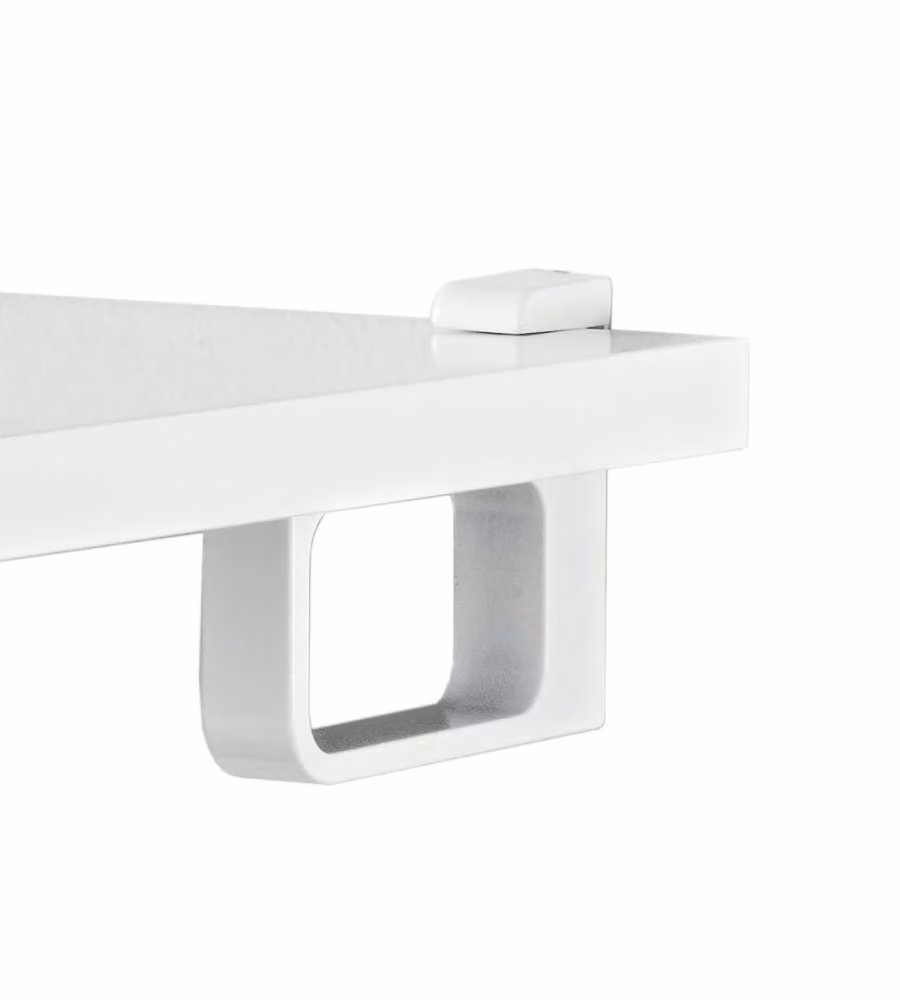 Reggimensole Clapton - Bianco - 10 x 6,2 x 1,8 cm - 2 Pezzi
