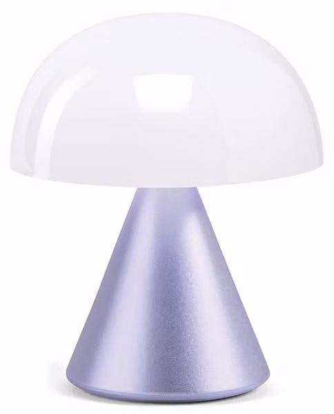 LEXON Mina, Lilla, ABS (acrilonitrile-butadiene-stirene), Alluminio, Camera da letto, Camera dei bambini, Corridoio, Scrivania, Ufficio, 1 lampadina, LED, Bianco caldo