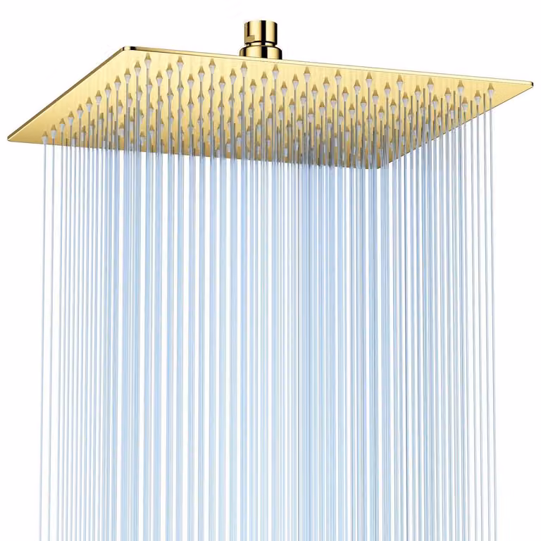Doccia a soffione Regendusche, 30 cm, acciaio inossidabile, alta pressione, ultrasottile, girevole a 360° per un'esperienza doccia da spa