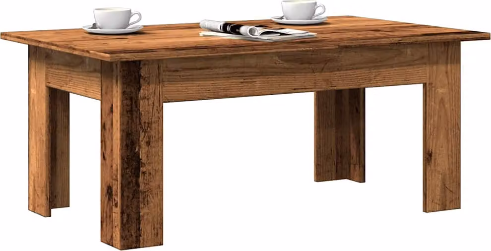 Maison Exclusive - Tavolino effetto legno antico 100x60x42 cm Materiale ligneo