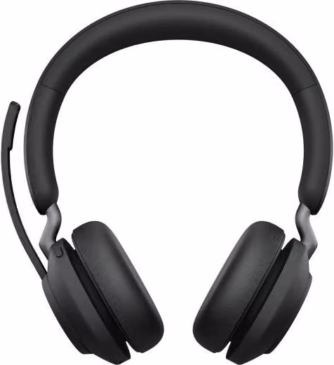 Auricolare wireless Jabra Evolve2 65 over-ear Bluetooth con USB-A e USB-C, Nero