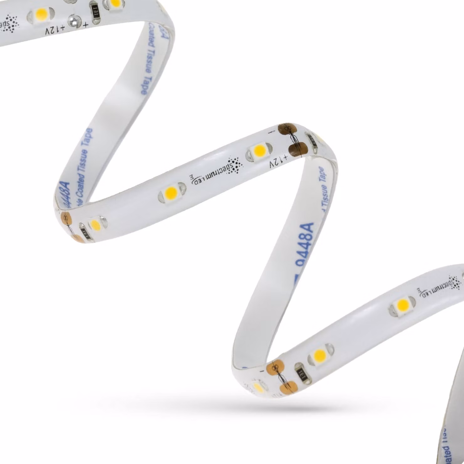 Striscia LED, 1 metro, 60 LED al metro, 5,6W, 3000K, 5 metri