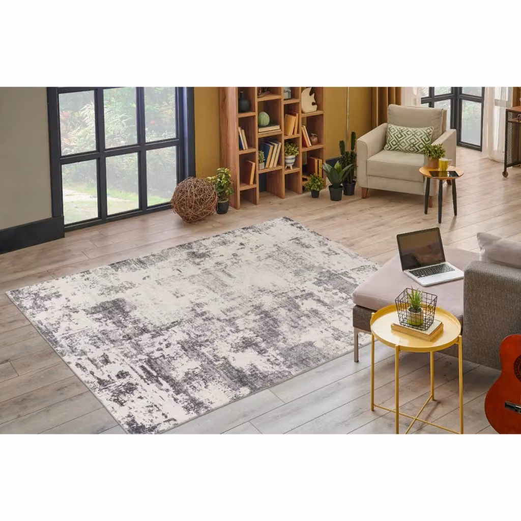 Tappeto Vintage Ilena 800 di Kendra Home, Grigio e Bianco in Poliestere – 2