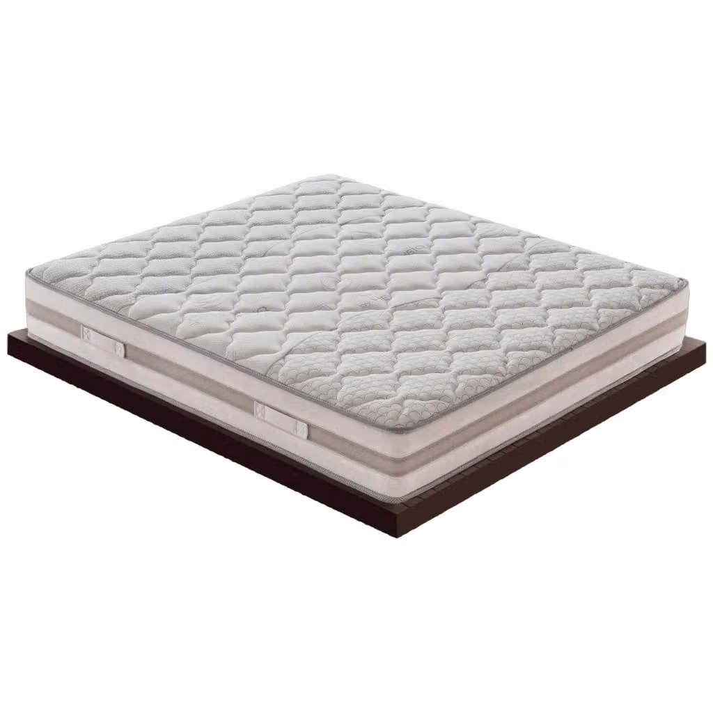 Materasso Singolo Hybrid MaterassieDoghe con Memory Foam e 800 Molle, Antibatterico e Sfoderabile, Bianco, L/P: 90 x 200 cm, H: 25 cm – 2