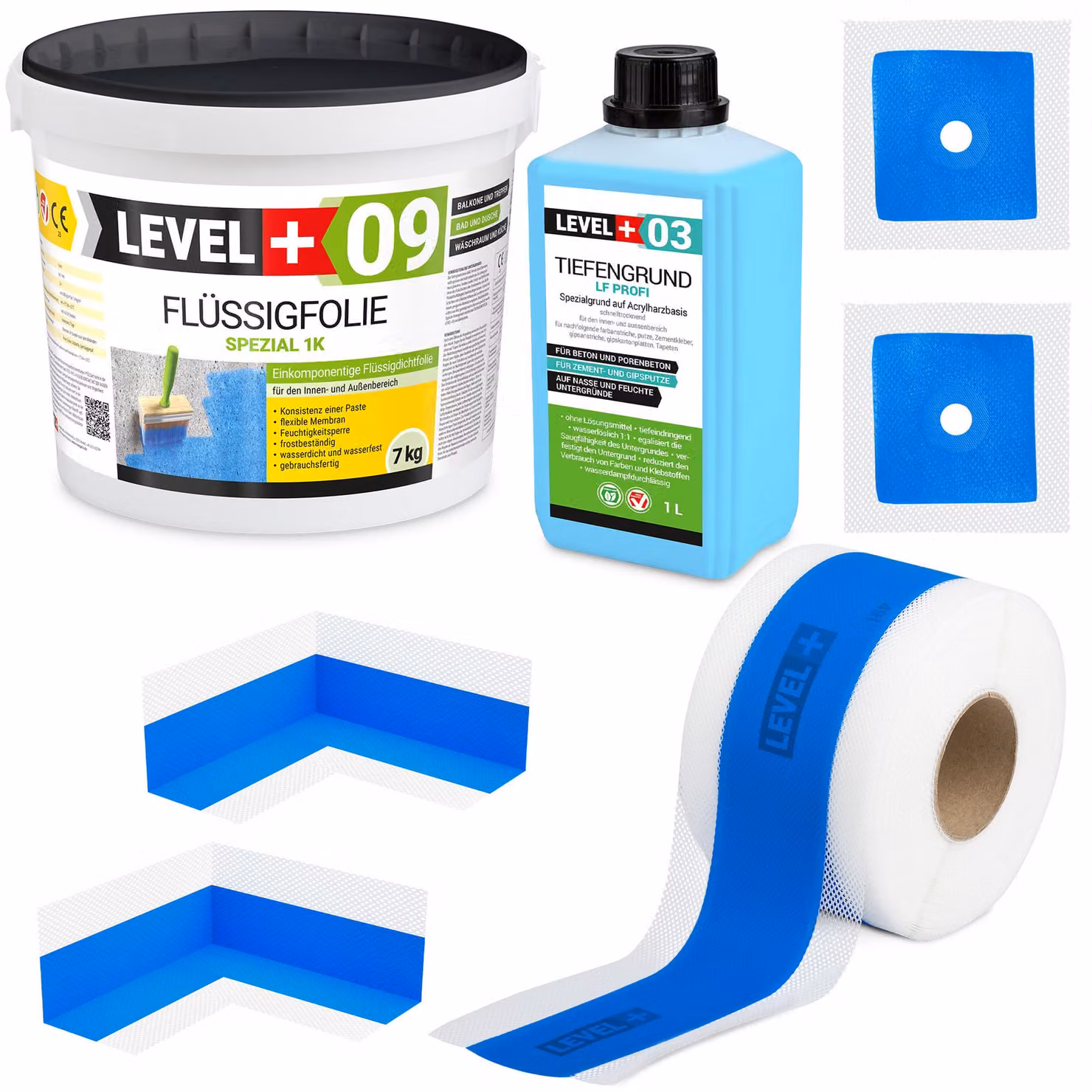 Nastro sigillante liquido 7kg 10m set di sigillatura doccia balcone barriera all'acqua piastrelle SET84