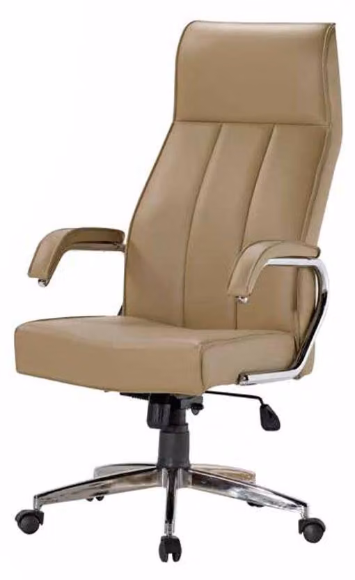 Beige Bürostuhl Sessel Wohnzimmer Chefsessel Bürosessel Drehstuhl Stuhl