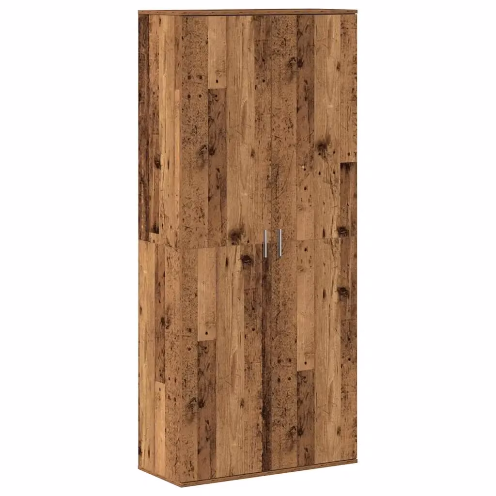 Highboard moderno vidaXL in legno color marrone con ante a battente L/P/H: 80 x 35 x 180 cm – 2