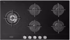 Piano cottura a gas De'Longhi NSL 590D NCM da 90 cm nero con griglie in ghisa