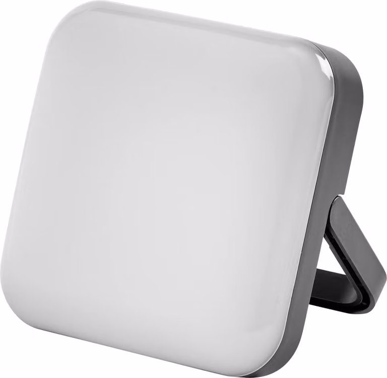 OSRAM Nightlux solar light grey, luce LED per esterni a energia solare, 2,00 W, 100 lm, bianco freddo, funzione power bank, porta di ricarica USB-C, per uso esterno, IP54