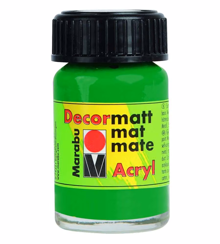 Decormatt Acryl Marabu 15 ml Verde Vegetale