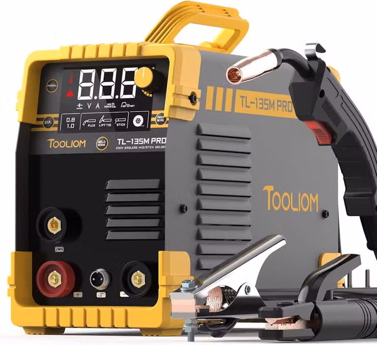 Saldatrice multifunzione – MIG, TIG ed elettrodo, senza gas – 3 in 1 – 230V. Compatta e leggera