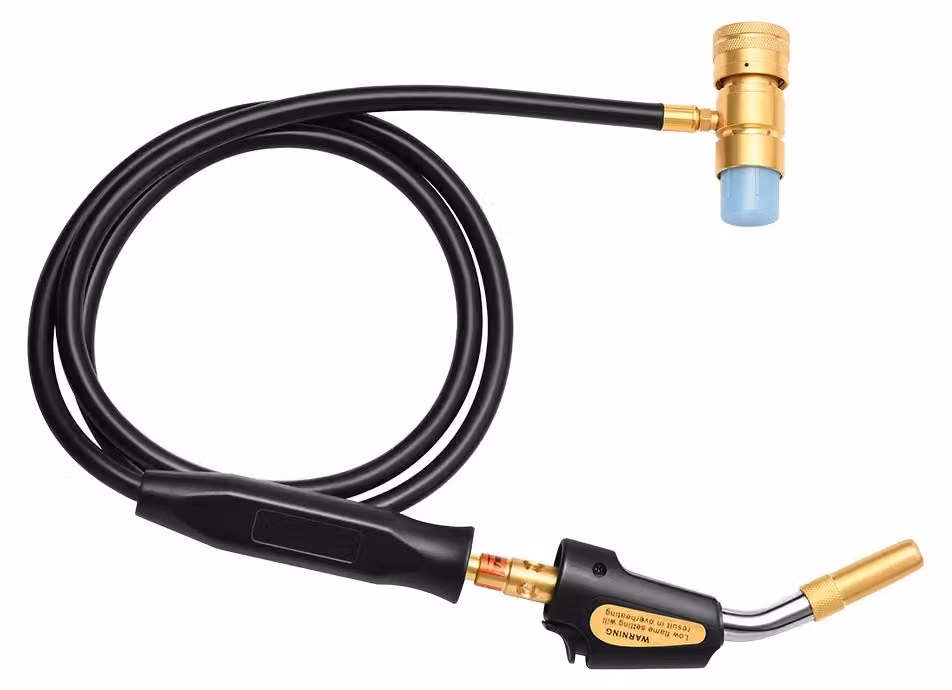 Bruciatore per saldatura e brasatura MAPP-Gas - Modello GJ6000 - Tubo da 1,5 metri - Diametro di saldatura di 1,4 mm - Saldatura - Brasatura - Riscaldamento