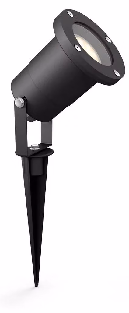 Faretto da giardino alimentato PULED GU10 5W 2700K 395lm IP44 Philips