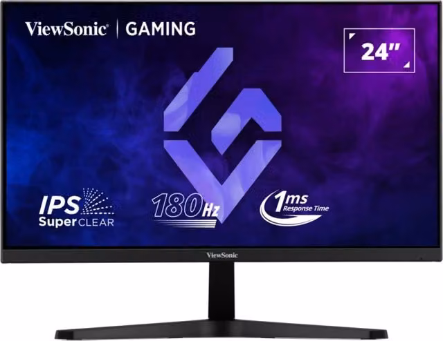 Monitor Gaming Viewsonic MON 24IPS FHD 180Hz IPS 1ms G-Sync HDR10 Nero