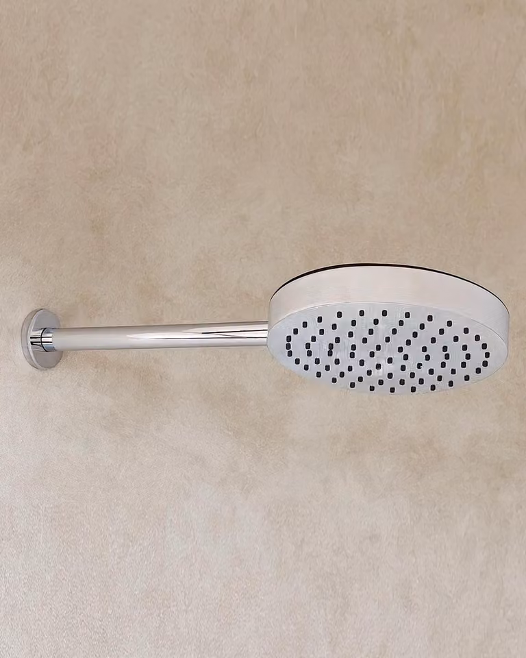 Soffione doccia 25 cm Smart spessore 4 cm con braccio cromo