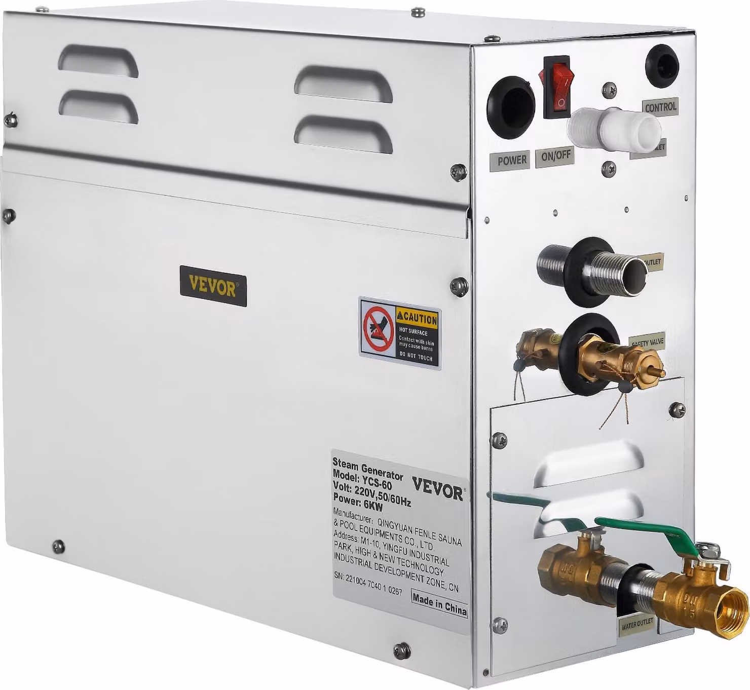6 KW generatore di vapore doccia sauna bagno casa spa