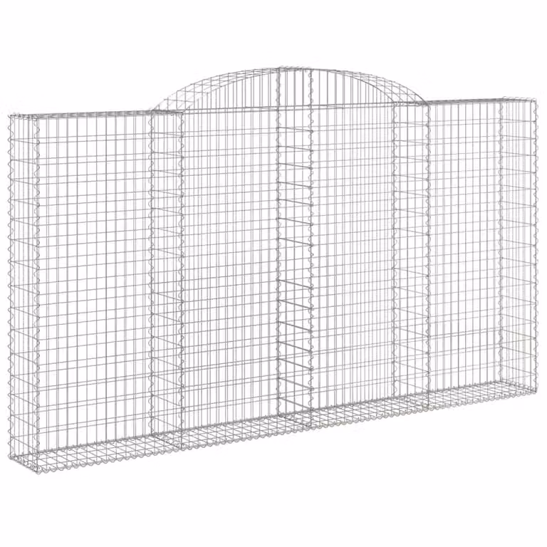Cesto Gabbione ad Arco 300x30x160/180 cm Ferro Zincato