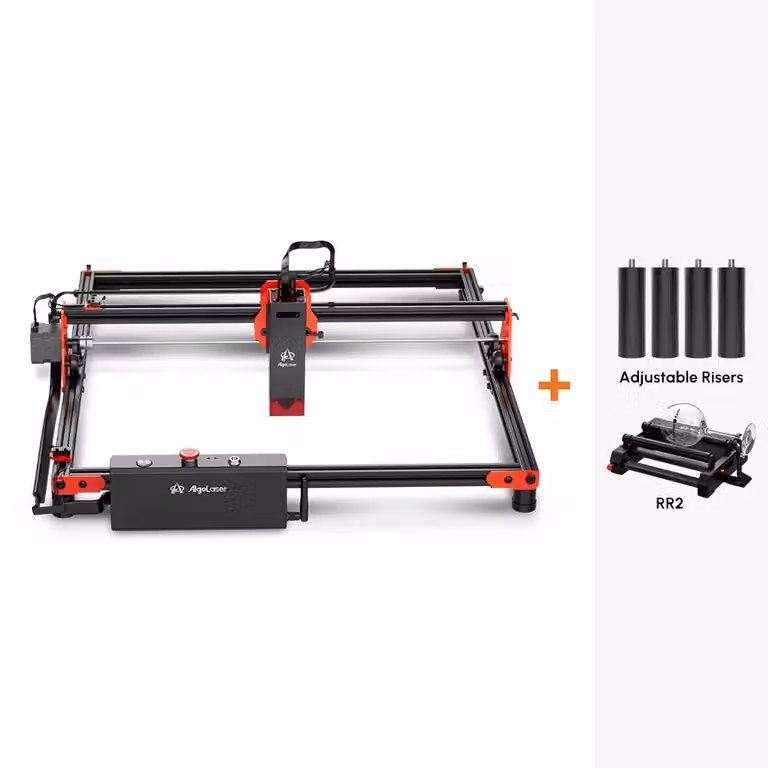 Macchina per incisione e taglio laser - KIT DIY SET4 - Laser da 10W - Area di lavoro 400 x 400 mm - Velocità 12.000 mm/min - Funzionamento tramite Wi-Fi e offline - Spina di tipo europeo
