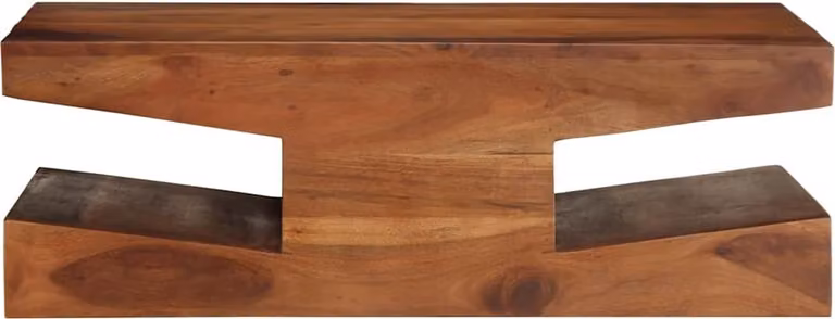 Tavolino da Salotto 90x60x30 cm Legno Massello di Acacia
