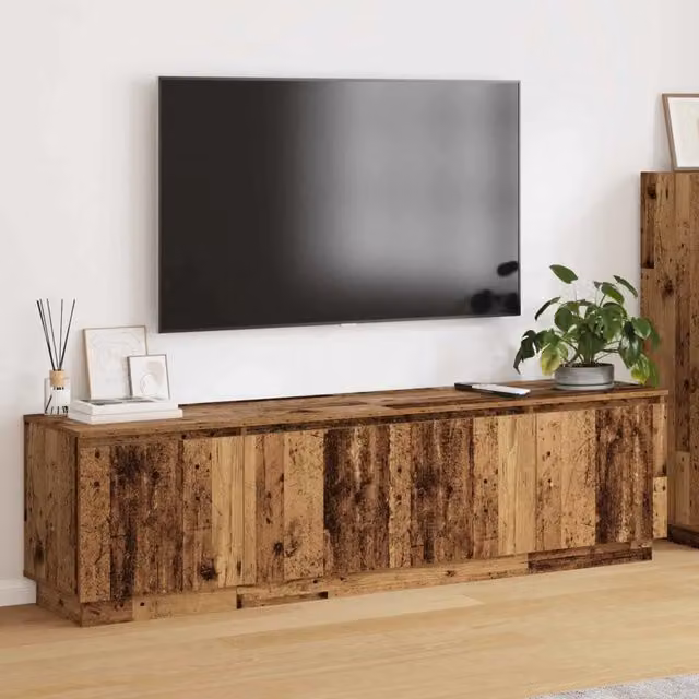 Mobile TV-Credenza per TV Legno vecchio 180 x 38 x 49 cm Legno multistrato