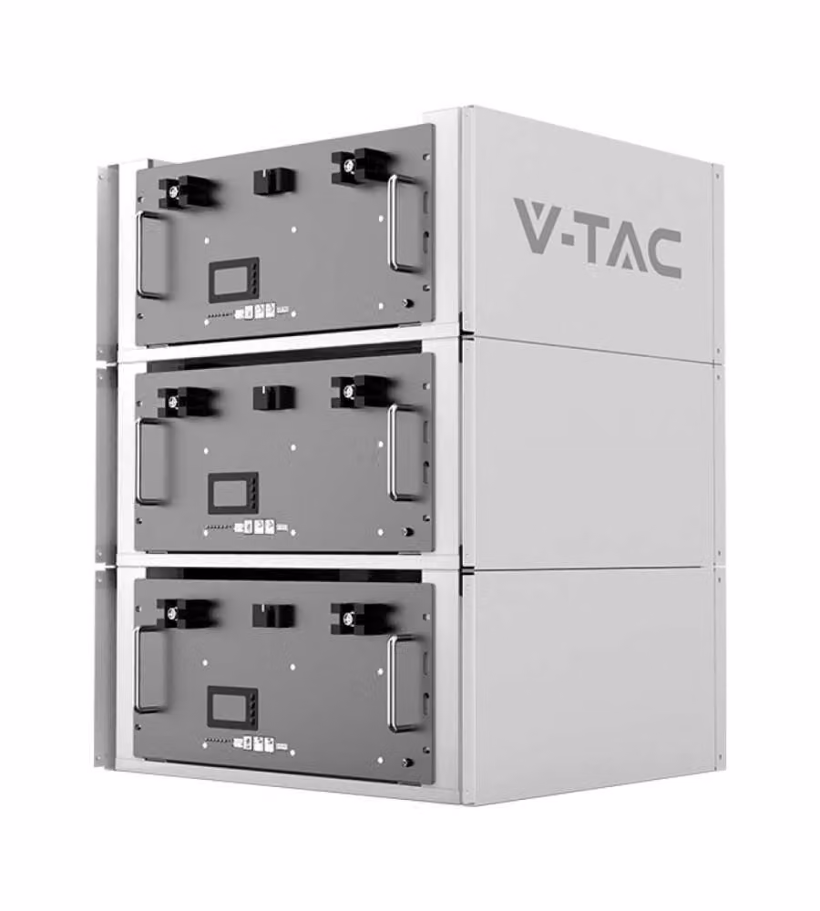 V-TAC Modulo per Armadio Rack per Batterie di Accumulo 9.6kWh SKU 11523