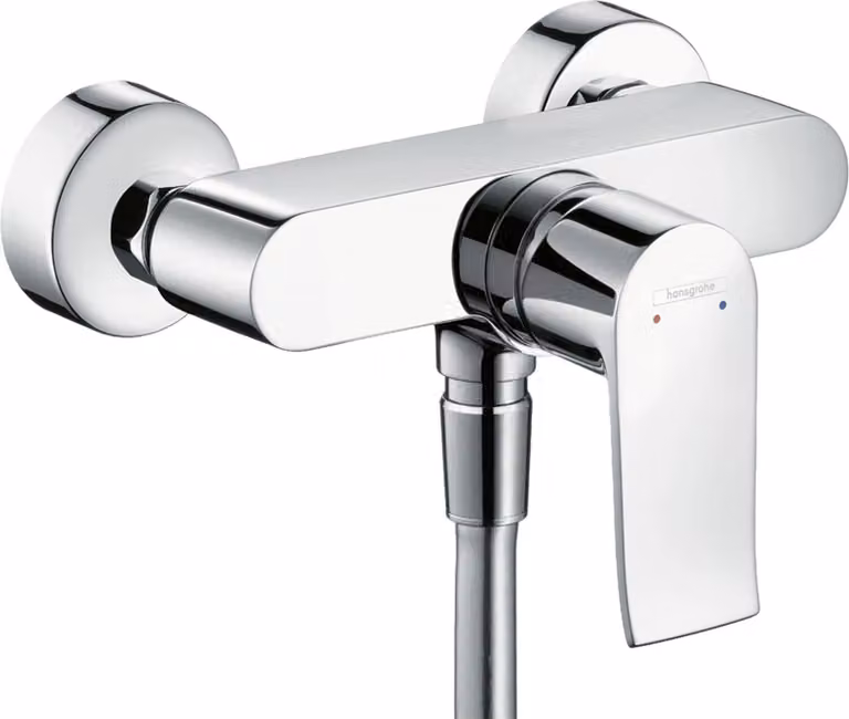 Miscelatore doccia hansgrohe Metris E2 cromato, 1 pezzo.