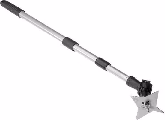 Carrello da giardino con 4 lame - Asta telescopica in acciaio