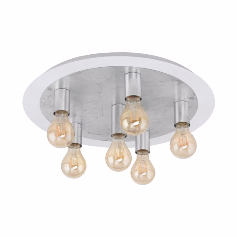 EGLO 97496 PASSANO Plafoniera LED argento E27 6x4W