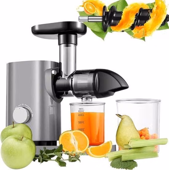 Sapcentrifuga per verdure e frutta - Slowjuicer - Sapcentrifuga per verdure e frutta - Colore grigio