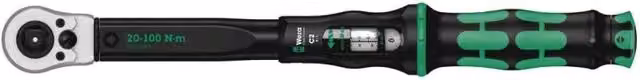 Chiave dinamometrica Wera Click-Torque C 2 1/2" 20-100 Nm colore nero