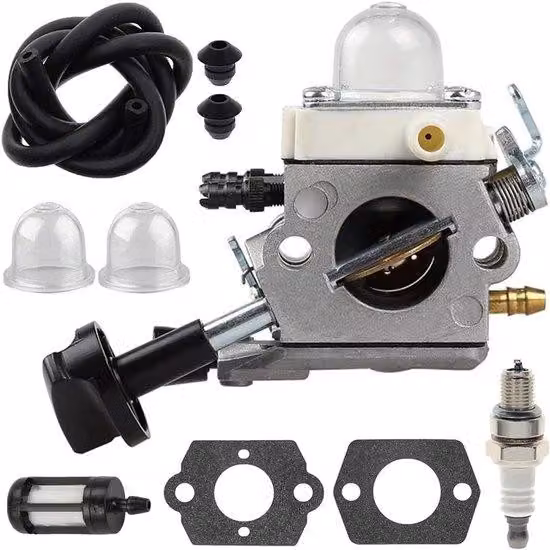 Set carburatore per motori Stihl, compatibile con diversi modelli, tra cui SH56 e SH86, sostituisce il codice C1M-S261B, 42411200616