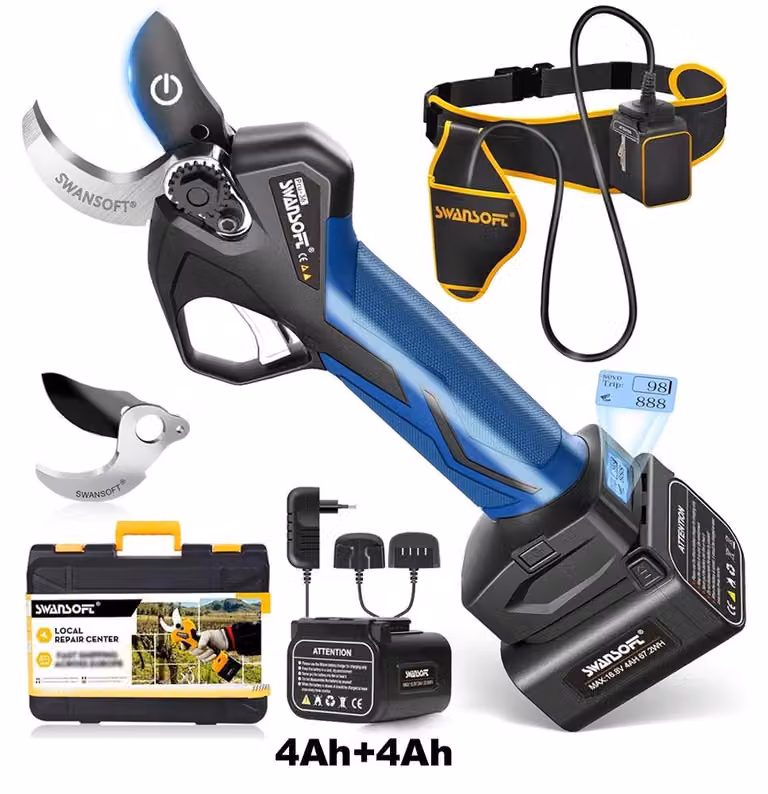Tagliabordi, lame in acciaio SK5, alimentazione elettrica, 4Ah, 4Ah