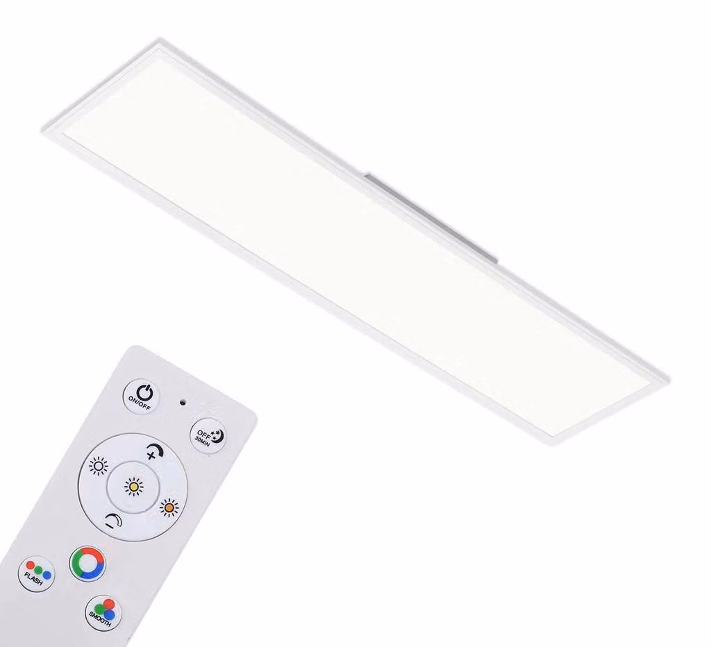 Pannello LED Dimmerabile Telecomando Luce notturna CCT 42W bianco Metallo Briloner