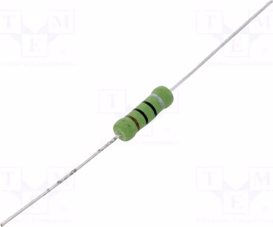 1 resistore: resistore a filo, 47Ω, montaggio su circuito stampato (THT), tolleranza 10%, Vetroceramica, 1W, -40÷220°C, modello OX470KE, resistori 1W